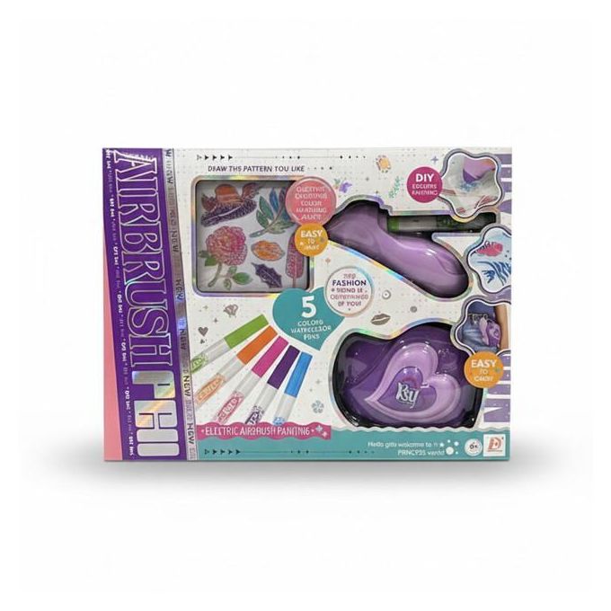 Airbrush It! Electric Nail Art Kit - DIY Airbrush Painting Set for Girls