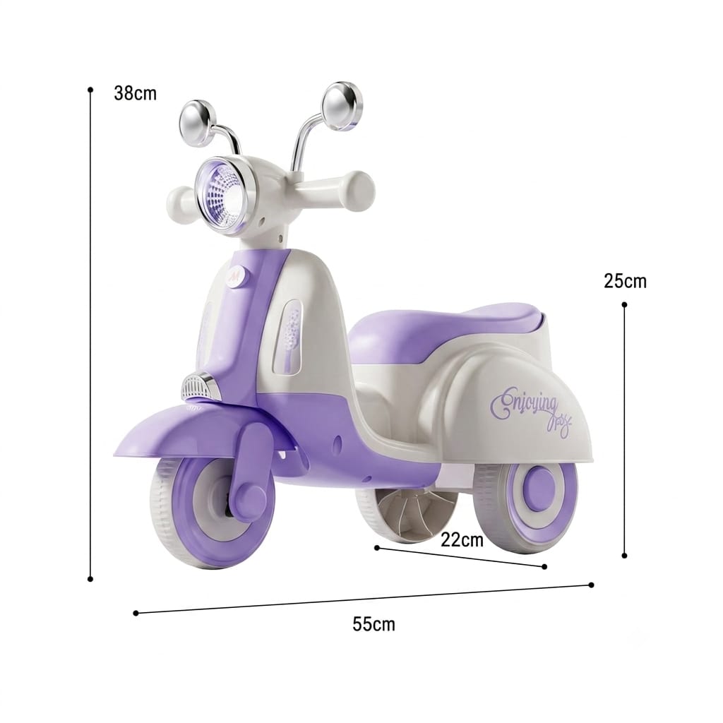 Kids Electric Scooter - Classic Vintage Style