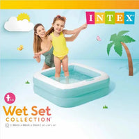 Intex Wet Set Collection – Inflatable Baby Pool (Ages 1–3) 86×86×25cm