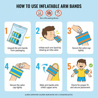Intex Wet Set Collection – Kids Inflatable Swim Armbands (Ages 3–6)
