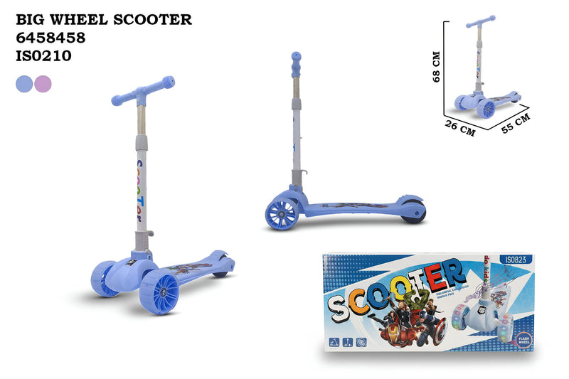 Big Wheel Scooter - Kids 3-Wheel Kick Scooter