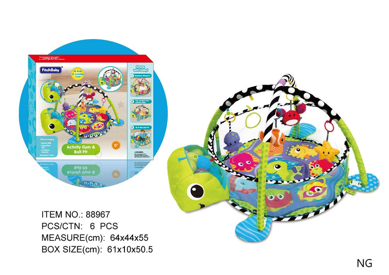 FitchBaby Activity Gym & Ball Pit - Turtle Adventure