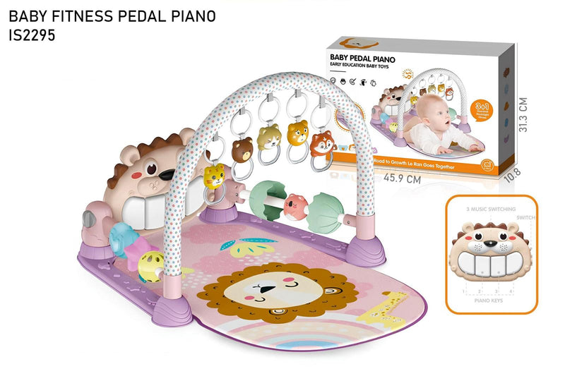 Baby Fitness Pedal Piano - Hedgehog Musical Play Gym