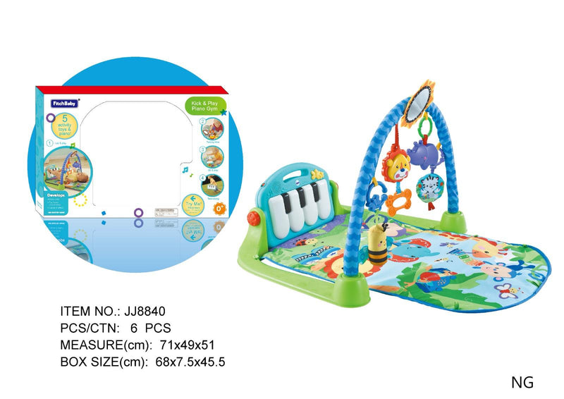 FitchBaby 5-in-1 Play Piano Gym - Musical Activity Mat