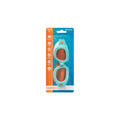 Packaged children's sunglasses with orange lenses and turquoise frames on a white background QATAR PRICE