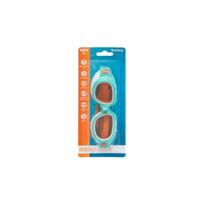 Bestway Aquanaut Essential Youth Swimming Goggles Teal - Ages 7+