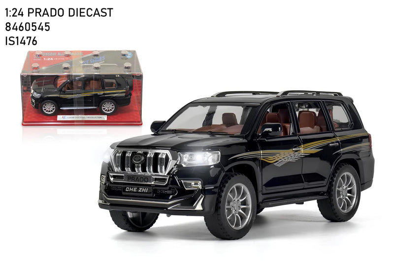 1:24 Toyota Land Cruiser Prado Die Cast Car - Premium SUV Model
