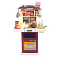 Feature,English Keyword,Arabic Keyword
Product Type,Chef Kitchen Set,طقم مطبخ الشيف
Colors,Burgundy & Cream,عنابي وبيج
Key Accessories,"Pizza, Pans, Utensils",بيتزا، قدور، أدوات طبخ
Play Style,Pretend Play / Role Play,لعب تخيلي / تقمص أدوار
Local Focus,Kids Educational Toys Qatar,ألعاب أطفال تعليمية قطر