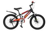 Children's bicycle with red and black design on a white background QATAR PRICE