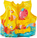 Children's inflatable life jacket with colorful sea creature design on a white background QATAR PRICE