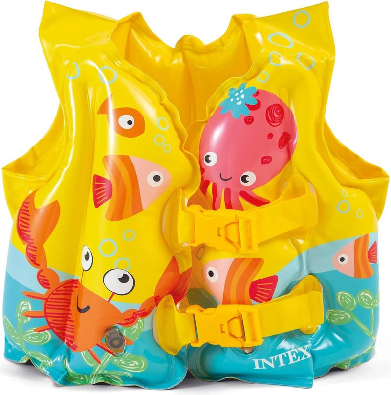 Intex Wet Set Collection – Kids Inflatable Swim Vest (Ages 3–5) 41×30cm