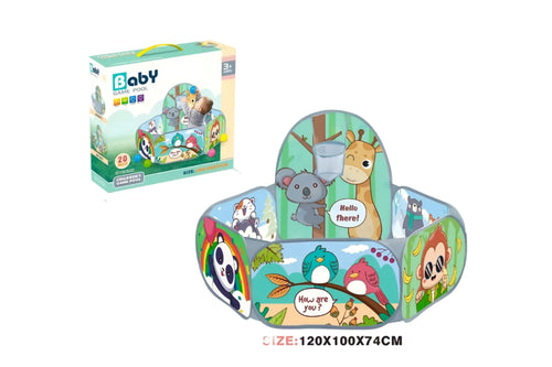 Children's play mat with animal illustrations and packaging on a white background QATAR PRICE