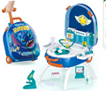 Children's playset with a suitcase and various toys on a white background price qatar