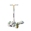 Children's scooter with a white and green design on a white background price Qatar