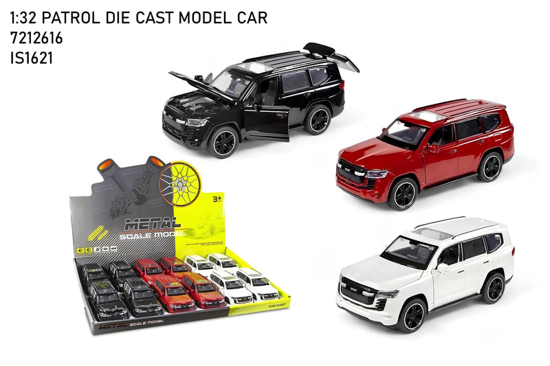 1:32 Nissan Patrol Die Cast Model Car - Metal Scale Model
