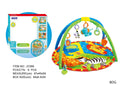 Colorful baby play mat with toys and packaging on a white background QATAR