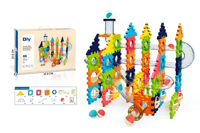 DIY Pipeline Ball Building Blocks 95 Pieces