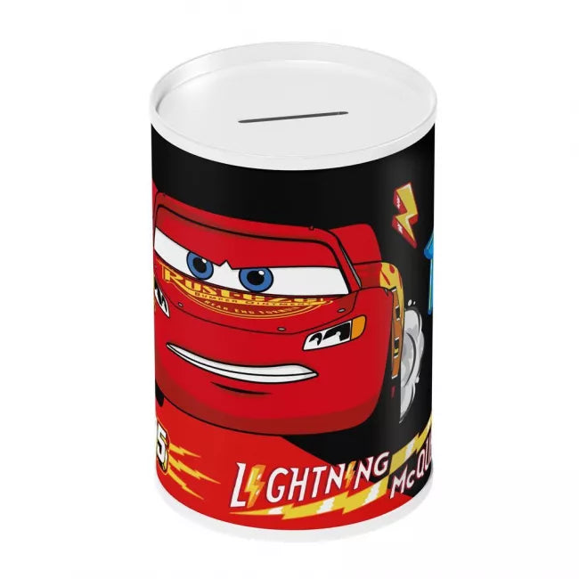 BOYS Lightning McQueen Metal Coin Bank – Disney Cars