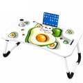 Foldable table with avocado design on a white background QATAR PRICE