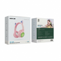 GK-500 Kids Wireless Headphone - Pink Bear Edition