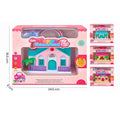 Happy Homeland toy house packaging with dimensions on a white background QATAR PRICE