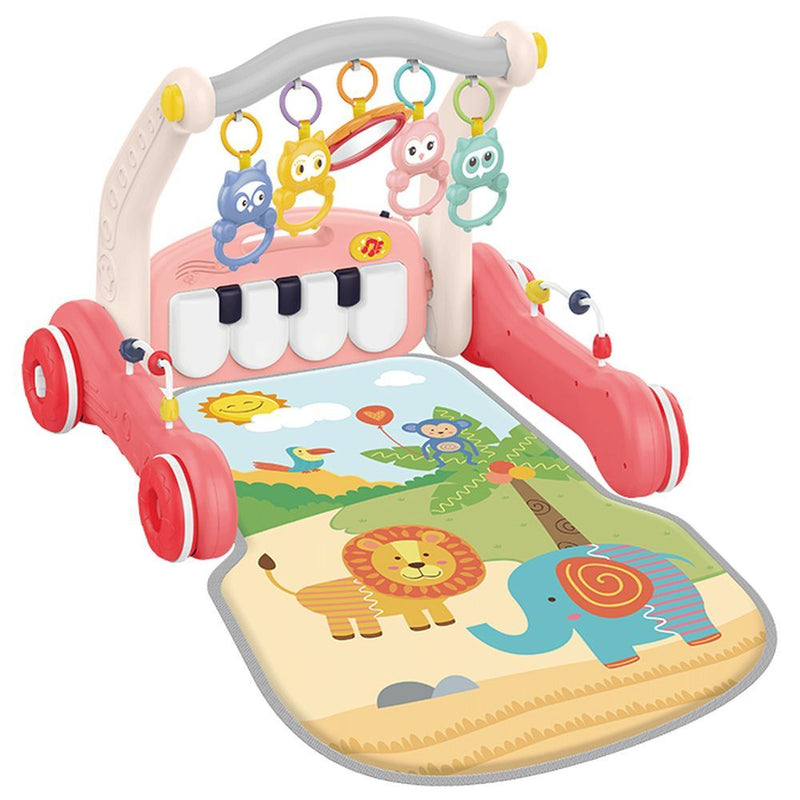 Huanger 2 In 1 Piano Rack And Walker Educational Toy