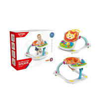 Colorful baby walker with packaging on a white background qatar price