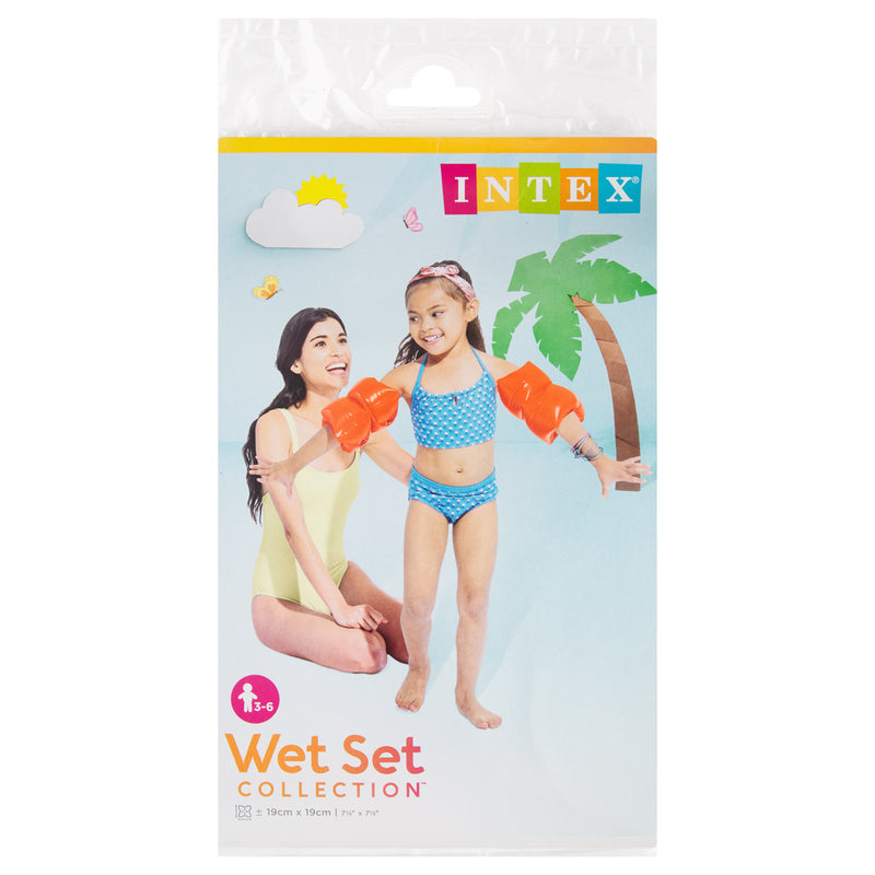 Intex Wet Set Collection – Kids Inflatable Swim Armbands (Ages 3–6)