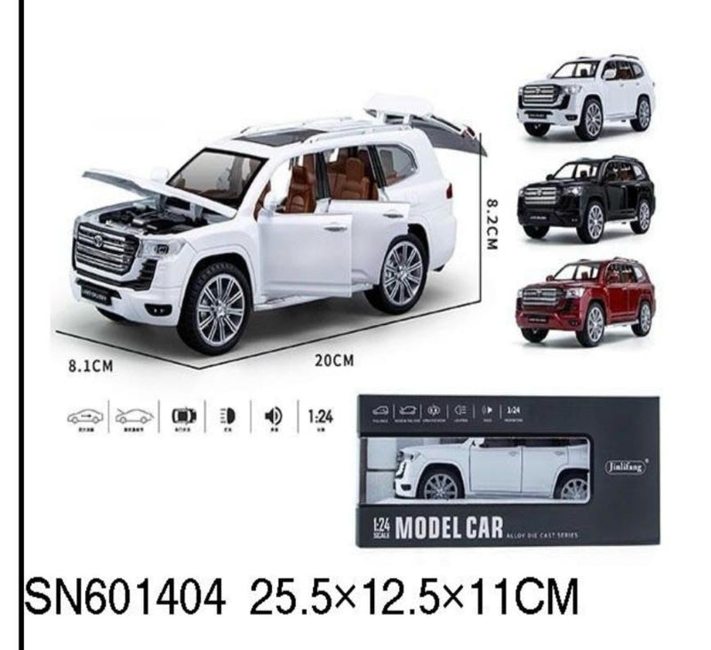 GMC Yukon Die-Cast Model 1:24 Scale - Premium Sound & Light Edition with Opening Parts