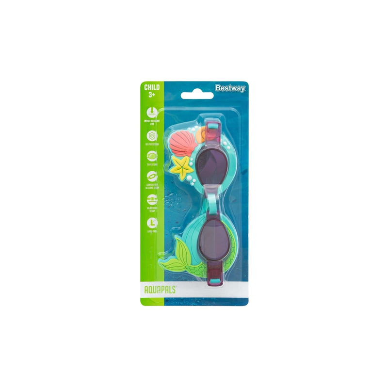 Bestway Aquapals Mermaid Child Swimming Goggles - Ages 3+