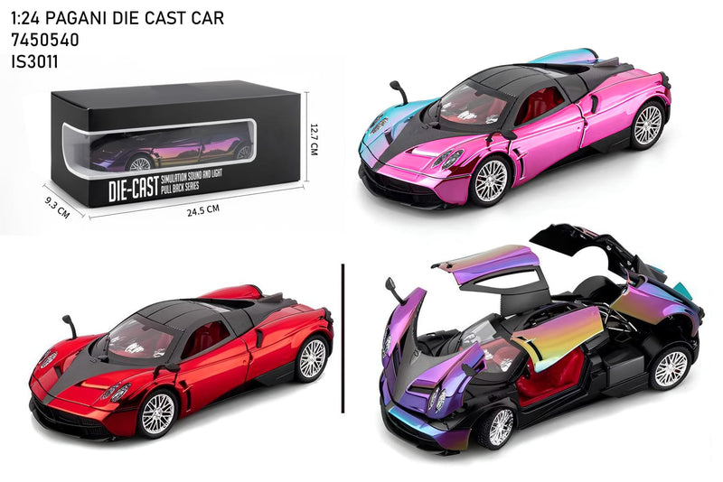 1:24 Pagani Huayra Die Cast Car - Premium Supercar Model