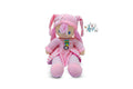 Pink doll with hanger and music features on a white background QATAR PRICE