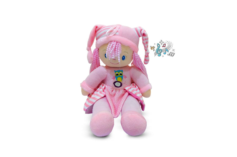 Pink Musical Soft Doll