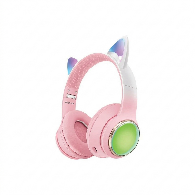 GK-500 Kids Wireless Headphone - Pink Bear Edition