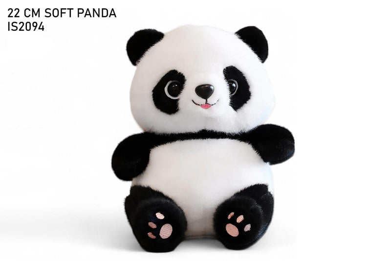 Soft Panda Plush Toy 22cm - Cute Stuffed Animal