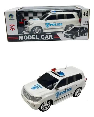 Police SUV Model Car 1:20 Scale - Kids Toy with Light & Sound