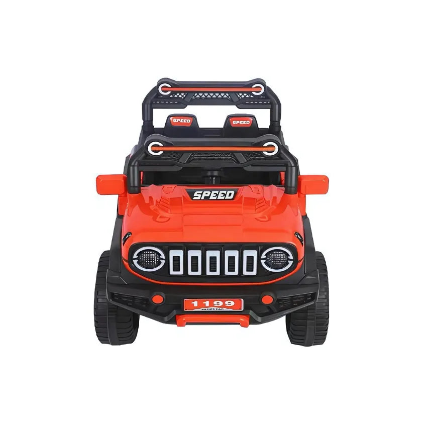 RED and black toy jeep on a white background QATAR PRICE
