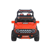 RED and black toy jeep on a white background QATAR PRICE