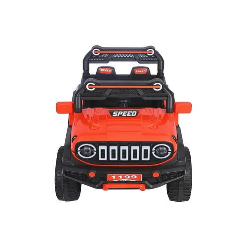 RED and black toy jeep on a white background QATAR PRICE