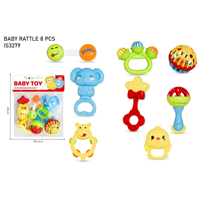 Baby Rattle 8 Pcs