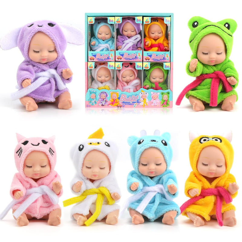 Baby Doll Mini Animal Costume Set - 6 Pieces