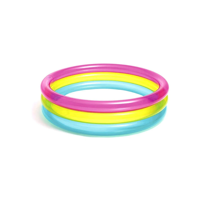 Intex Wet Set Collection – Rainbow Ring Inflatable Baby Pool (Ages 1–3) 86×25cm