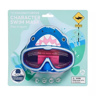 Coconut Grove Finn the Shark Character Swim Mask - Ages 3+