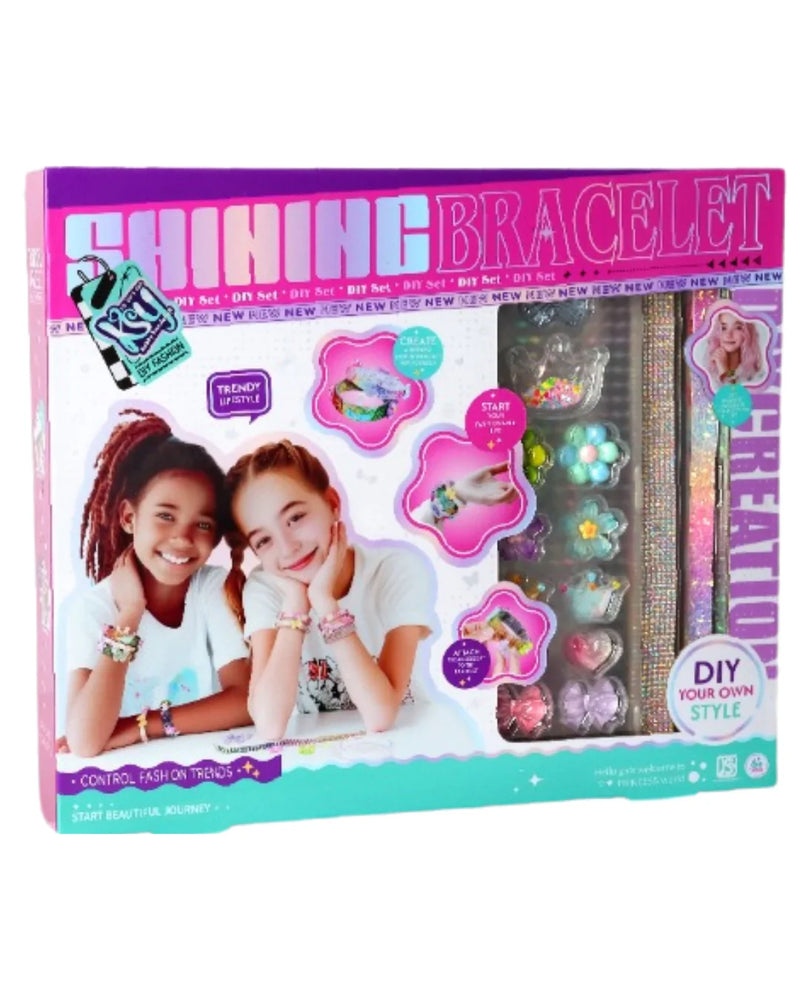 Shining Bracelet DIY Creation Set – Fashion Jewelry Making Kit for Girls