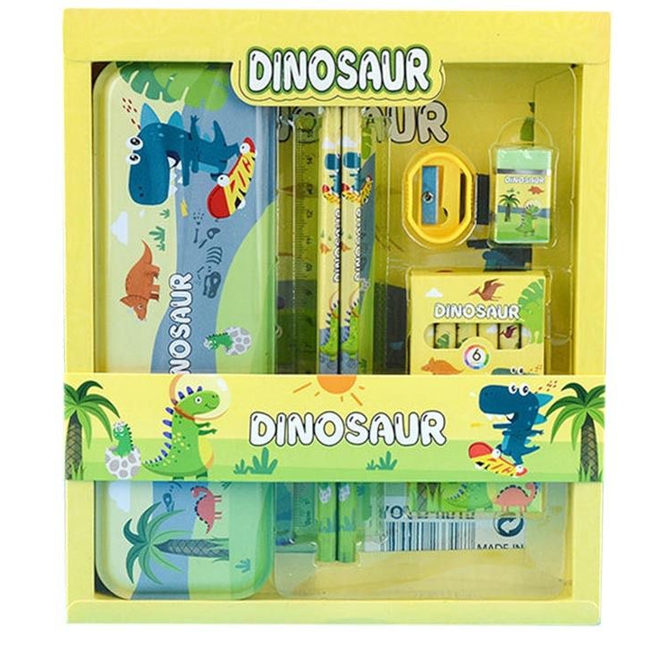 Stationery Box	Dinosaur Art Set for Kids – Crayons and Pencils in Portable Case – Qatar Stationery.	مجموعة أدوات فنية للأطفال بتصميم ديناصور - أقلام تلوين في حقيبة محمولة - قرطاسية قطر.
Toy Storage	Large Dinosaur Toy Box for Boys and Girls – Foldable Children's Storage Chest – Doha.	صندوق ألعاب كبير بتصميم ديناصور للأطفال - صندوق تخزين قابل للطي للأولاد والبنات - الدوحة