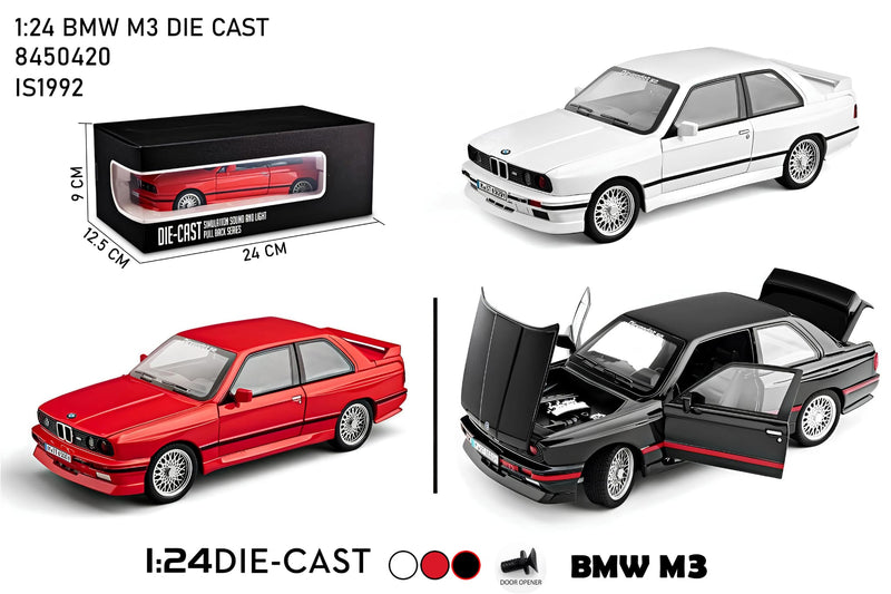 1:24 BMW M3 Die Cast Model Car