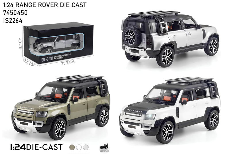 1:24 Range Rover Defender Die Cast Model