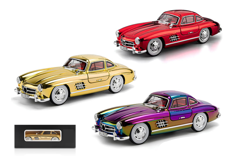 Mercedes-Benz 300 SL Die-Cast Model Car 1:24 Scale - Gullwing Classic Edition