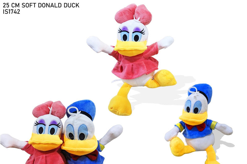 Donald Duck & Daisy Duck Soft Plush Toys 25cm - Disney Characters