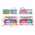 Toy house set with packaging on a white background QATAR PRICE